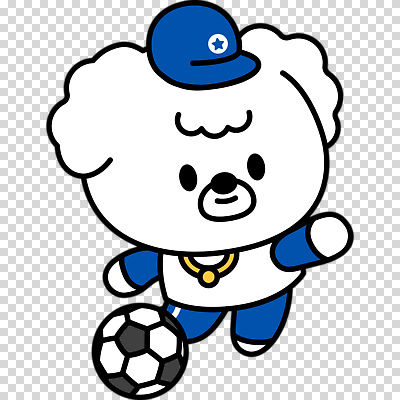 편집이미지 축구공 팔벌리기 미소 누끼 사람없음 축구 킥 강아지 슛 개캐릭터 PNG 캡모자 모자_잡화 동물캐릭터 공 축구용품 모션 표정 반려동물 구기 개 파일형식