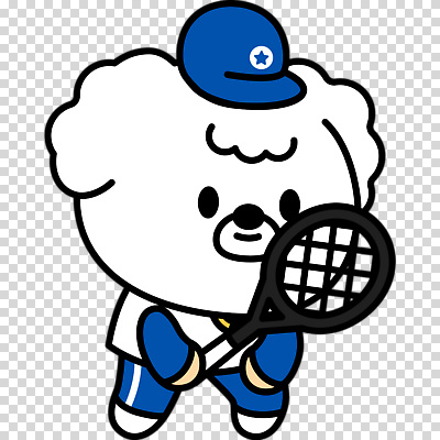 편집이미지 미소 들기 누끼 사람없음 테니스라켓 강아지 개캐릭터 PNG 캡모자 모자_잡화 동물캐릭터 모션 표정 반려동물 테니스 라켓 개 파일형식