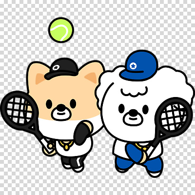 편집이미지 미소 들기 누끼 사람없음 테니스라켓 던지기 강아지 테니스공 개캐릭터 PNG 캡모자 모자_잡화 동물캐릭터 공 모션 표정 반려동물 테니스 라켓 테니스용품 개 파일형식