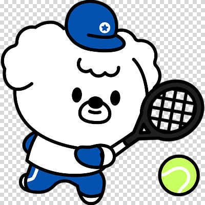 편집이미지 미소 들기 누끼 사람없음 달리기 테니스라켓 강아지 스윙 테니스공 개캐릭터 PNG 캡모자 모자_잡화 동물캐릭터 포즈 공 모션 표정 반려동물 테니스 라켓 테니스용품 개 파일형식