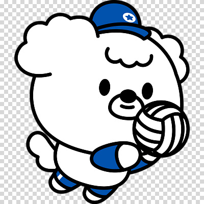 편집이미지 누끼 사람없음 점프 강아지 개캐릭터 배구공 PNG 리시브 캡모자 모자_잡화 스포츠용품 동물캐릭터 공 모션 반려동물 개 배구 파일형식