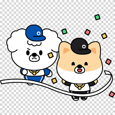 편집이미지 팔벌리기 미소 누끼 사람없음 달리기 우승 강아지 집중 꽃가루 개캐릭터 골인 결승선 PNG 캡모자 모자_잡화 동물캐릭터 컨셉 모션 표정 반려동물 최고 개 가루 파일형식