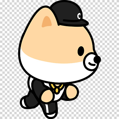 편집이미지 미소 누끼 사람없음 달리기 강아지 개캐릭터 PNG 캡모자 모자_잡화 동물캐릭터 모션 표정 반려동물 개 파일형식