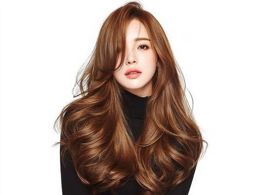 JPG 모델 편집이미지 긴머리 응시 여자 한명 상반신 성인 뷰티 머리카락 파마 광택 머리염색 머릿결 뷰티풀 의료성형뷰티 성인여자한명만 편집실사 AI인물포토 AI콘텐츠 1 헤어스타일 시선 사람 머리 CG 염색 여자한명만 성인여자만 파일형식 AI포토