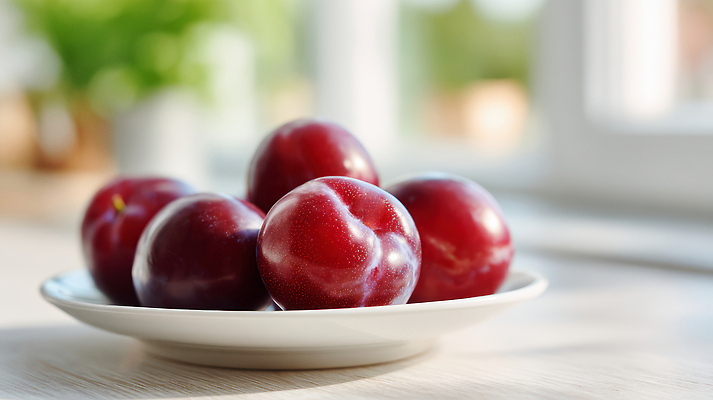 JPG 편집이미지 접시 열매 여름음식 사람없음 햇빛 신선 자두 제철과일 편집실사 AI포토 AI콘텐츠 식물 식기 음식 과일 태양 CG 제철 파일형식 여름_계절