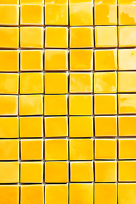 JPG 편집이미지 패턴 사람없음 노란색 사각형 타일 타일모양 타일바닥 타일벽 편집실사 AI포토 AI콘텐츠 모양 도형 벽 컬러 무늬 바닥 CG 파일형식