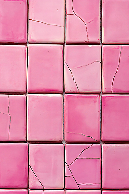 JPG 편집이미지 분홍색 패턴 사람없음 사각형 균열 타일 타일모양 타일바닥 타일벽 편집실사 AI포토 AI콘텐츠 모양 도형 벽 컬러 무늬 모션 바닥 CG 파일형식