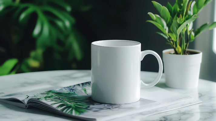 JPG 편집이미지 화분 여유 잎 탁자 티타임 사람없음 햇빛 평화 머그컵 잡지 대리석 편집실사 AI포토 AI콘텐츠 식물 감정 가구 컨셉 재료 휴식 간행물 컵 태양 CG 파일형식