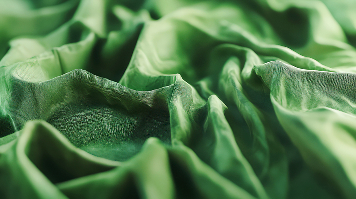 JPG 편집이미지 백그라운드 근접촬영 사람없음 초록색 주름 천 질감 패브릭 편집실사 AI포토 AI콘텐츠 뷰포인트 컬러 직물 CG 파일형식