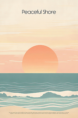 PSD 편집이미지 물결 파도 곡선 추상 해변 사람없음 태양 평화 노을 흐름 물거품 저채도 이미지편집 자연요소 선 바다 컬러 컨셉 무늬 거품 파일형식