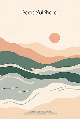 PSD 편집이미지 물결 파도 곡선 추상 해변 사람없음 태양 평화 흐름 물거품 저채도 이미지편집 자연요소 선 바다 컬러 컨셉 무늬 거품 파일형식