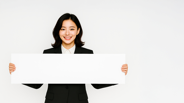 JPG 편집이미지 여자 종이 한명 미소 들기 정장 상반신 성인 팻말 비즈니스우먼 의료성형뷰티 성인여자한명만 카피스페이스 편집실사 AI인물포토 AI콘텐츠 1 옷 비즈니스 모션 프레임 표정 사람 공백 직장인 CG 여자한명만 성인여자만 파일형식 AI포토