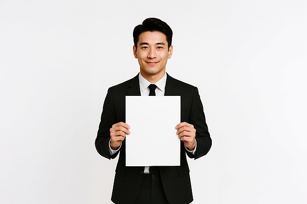 JPG 편집이미지 남자 종이 한명 미소 들기 정장 상반신 성인 팻말 비즈니스맨 의료성형뷰티 성인남자한명만 카피스페이스 편집실사 AI인물포토 AI콘텐츠 1 옷 비즈니스 모션 프레임 표정 사람 공백 직장인 CG 남자한명만 성인남자만 파일형식 AI포토