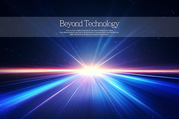 PSD 편집이미지 미래 사람없음 파란색 빛 흐름 역동적 하이테크 번짐 미래에너지 이미지편집 컬러 컨셉 기술 에너지 파일형식 효과