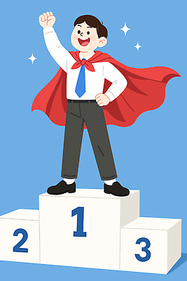 전신 남자 교복 허리손 하늘색 일러스트 청소년 고등학생 한명 웃음 반짝임 손들기 주먹 빨간망토 수능정복 시상대 십대남자한명만 국내일러스트 AI파일 1 학생 옷 포즈 모션 표정 사람 파란색 수능 망토 남자한명만 십대남자만 파일형식 벡터