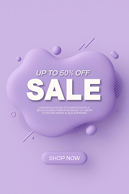 도형 PSD 템플릿 포스터 추상 그림자 사람없음 쇼핑 3D 세일 보라색 이미지템플릿 컬러 무늬 디지털합성 파일형식