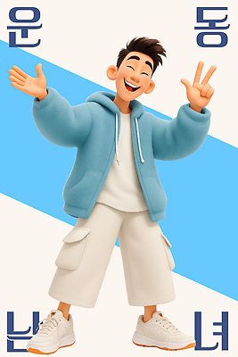 전신 PSD 편집이미지 남자 포즈 하늘색 운동화 3D캐릭터 3 한명 미소 성인 운동복 운동 3D 손들기 즐거움 성인남자한명만 편집3D 캐릭터 1 옷 감정 신발 모션 표정 건강 사람 파란색 디지털합성 남자한명만 성인남자만 파일형식