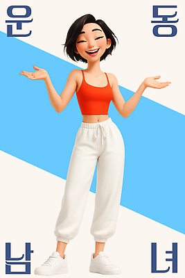 전신 PSD 편집이미지 여자 포즈 하늘색 운동화 3D캐릭터 한명 미소 성인 운동복 운동 3D 손들기 즐거움 성인여자한명만 편집3D 캐릭터 1 옷 감정 신발 모션 표정 건강 사람 파란색 디지털합성 여자한명만 성인여자만 파일형식
