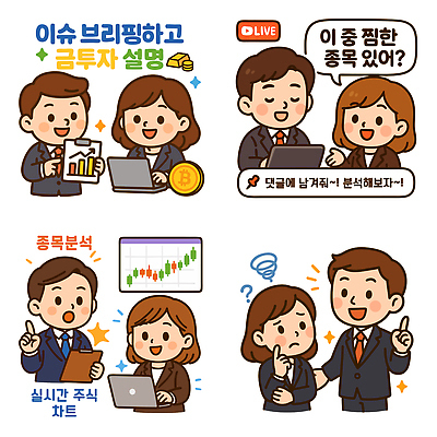 여자 남자 화살표 말풍선 일러스트 그래프 미소 들기 정장 여러명 상반신 성인 노트북 반짝임 눈감음 동전 가리킴 압정 고민 상승 금괴 서류판 주식투자 성인만 가상화폐 국내일러스트 AI파일 옷 감정 다수 컨셉 돈 모션 표정 사람 손짓 전자제품 사무용품 황금 주식 투자 파일형식 벡터