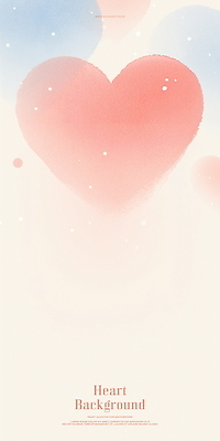 PSD 구름 분홍색 일러스트 하늘 수채화 사랑 사람없음 하트백그라운드 국내일러스트 자연요소 감정 컬러 백그라운드 하트 파일형식