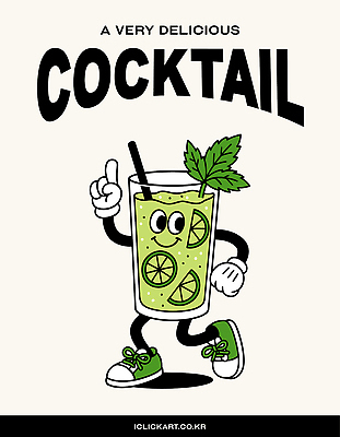 일러스트 잔 빨대 미소 사람없음 연두색 걷기 귀여움 가리킴 칵테일 칵테일잔 라임 라임모히토 페퍼민트 일러캐릭터 AI파일 캐릭터 식기 컨셉 술잔 과일 모션 주류 표정 손짓 초록색 민트 파일형식 벡터