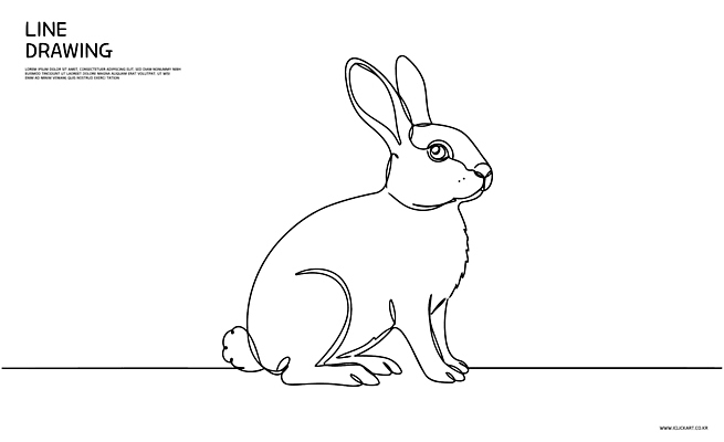 동물 라인일러스트 일러스트 사람없음 십이지신 토끼 라인아트 심플 드로잉 국내일러스트 AI파일 선 포유류 미술 반려동물 파일형식 벡터