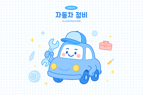 허리손 일러스트 미소 들기 사람없음 파란색 반짝임 귀여움 스패너 바퀴 공구함 정비공 자동차정비 자동차캐릭터 캡모자 일러캐릭터 AI파일 드라이버채 캐릭터 모자_잡화 컬러 포즈 컨셉 골프 모션 표정 공구 기술자 수리 파일형식 벡터