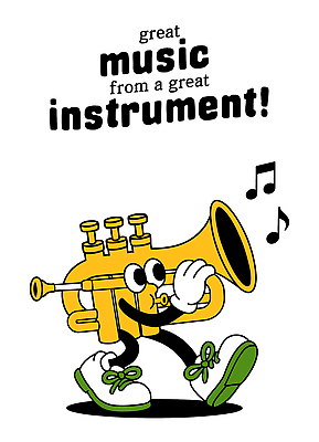 장갑 신발 연주 음표 일러스트 미소 사람없음 걷기 트럼펫 휘파람 일러캐릭터 AI파일 캐릭터 기호 잡화 음악 모션 표정 금관악기 파일형식 벡터