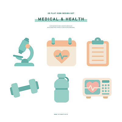 아이콘 의학 건강 현미경 사람없음 아령 달력 하트 맥박 물병 오브젝트 서류판 엘리먼트 2D아이콘 AI파일 모양 실험기구 사무용품 물통 파일형식 벡터