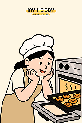 여자 일러스트 쟁반 요리사모자 한명 미소 상반신 성인 취미 쿠키 앞치마 오븐 즐거움 제빵 꽃받침 베이지색 성인여자한명만 국내일러스트 AI파일 모자_잡화 1 감정 컬러 디저트 표정 사람 손짓 제과제빵 요리사 가전제품 여자한명만 성인여자만 파일형식 벡터