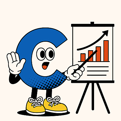 일러스트 들기 사람없음 파란색 손들기 프레젠테이션 막대그래프 지시봉 C 일러캐릭터 AI파일 캐릭터 알파벳 컬러 모션 그래프 파일형식 벡터