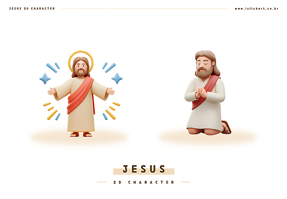 전신 PSD 편집이미지 남자 팔벌리기 3D캐릭터 성인 두명 반짝임 3D 눈감음 기도 예수 무릎꿇기 종교캐릭터 후광 성인남자만 편집3D 캐릭터 종교 모션 사람 빛 신_종교 디지털합성 남자만 성인만 파일형식