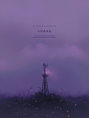 PSD 구름 일러스트 하늘 안테나 잔디 사람없음 빛 탑 보라색 어둠 폐허 SF 공허 국내일러스트 자연요소 식물 건축물 컬러 컨셉 통신 파일형식