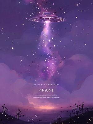 PSD 구름 일러스트 하늘 사람없음 빛 반짝임 보라색 어둠 안개 파편 우주선 폐허 붕괴 무너짐 SF 공허 국내일러스트 자연요소 컬러 컨셉 모션 날씨 우주 파일형식