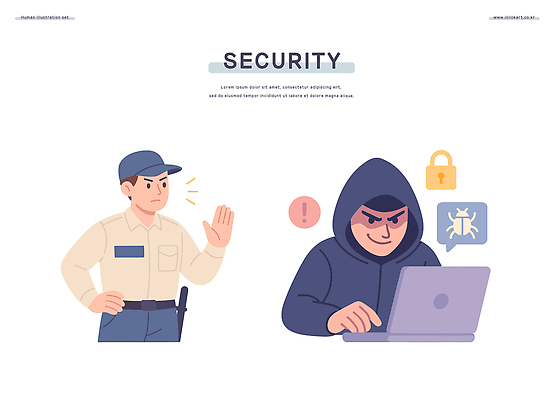 남자 허리손 말풍선 일러스트 자물쇠 상반신 성인 두명 노트북 손들기 타이핑 바이러스 느낌표 범죄인 경찰복 경찰모자 경찰봉 나쁜 인터넷보안 성인남자만 국내일러스트 AI파일 모자_잡화 기호 포즈 유니폼 모션 사람 전자제품 범죄 경찰 보안 남자만 성인만 파일형식 벡터