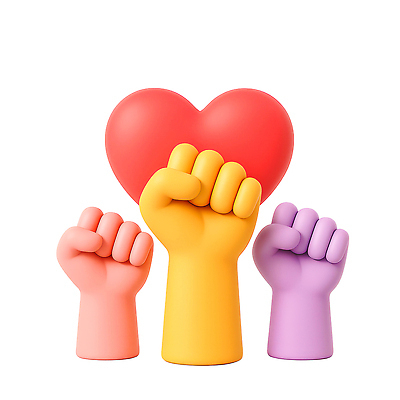 PSD 편집이미지 손 손짓 신체부위 컬러풀 3D 파이팅 주먹 하트 편집3D 모양 컬러 모션 사람 디지털합성 파일형식