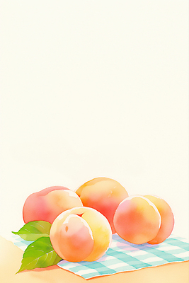 JPG 분홍색 잎 일러스트 사람없음 달콤 체크무늬 복숭아 1000 국내일러스트 AI일러스트 AI콘텐츠 식물 컬러 무늬 과일 숫자 맛 파일형식