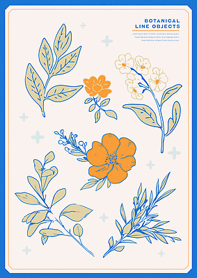 꽃 잎 일러스트 사람없음 파란색 반짝임 오브젝트 보테니컬아트 국내일러스트 AI파일 식물 컬러 모션 파일형식 벡터