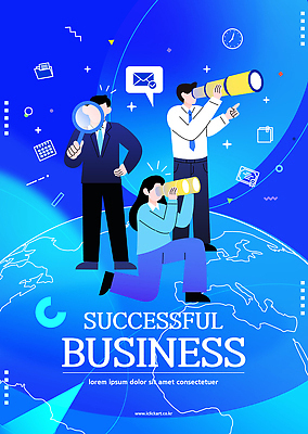 전신 여자 남자 지구 허리손 말풍선 일러스트 성공 돋보기 들기 정장 성인 세명 파란색 반짝임 망원경 가리킴 비즈니스맨 비즈니스우먼 확대 무릎꿇기 문자메시지 얼굴없음 성인만 국내일러스트 B2B AI파일 옷 컬러 포즈 컨셉 비즈니스 모션 사람 손짓 직장인 메시지 파일형식 벡터