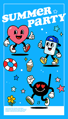 꽃 별 음표 일러스트 미소 웃음 사람없음 여름 파란색 반짝임 달리기 파티 걷기 귀여움 얼음 하트 빈티지 따봉 튜브 콘아이스크림 캡모자 하트캐릭터 일러캐릭터 AI파일 자연요소 모양 식물 캐릭터 모자_잡화 기호 계절 음악 컬러 컨셉 모션 아이스크림 표정 이벤트 최고 파일형식 벡터