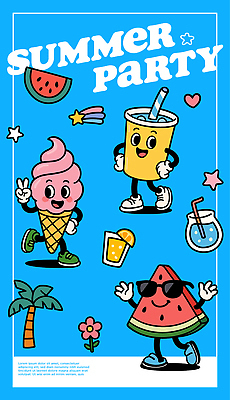 꽃 별 허리손 일러스트 빨대 미소 웃음 사람없음 여름 파란색 선글라스 야자수 파티 걷기 귀여움 만세 빈티지 유성 레모네이드 브이 손인사 콘아이스크림 수박조각 수박캐릭터 아이스크림캐릭터 음료수컵 일러캐릭터 AI파일 자연요소 나무 식물 캐릭터 계절 안경 컬러 조각 포즈 컨셉 모션 아이스크림 수박 표정 손짓 이벤트 컵 인사 에이드 파일형식 벡터