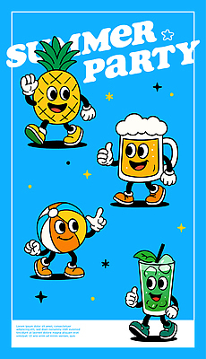 일러스트 잔 생맥주 미소 웃음 사람없음 여름 파란색 반짝임 파티 걷기 귀여움 가리킴 빈티지 비치볼 파인애플 손인사 맥주잔 따봉 모히토 파인애플캐릭터 페퍼민트 일러캐릭터 AI파일 캐릭터 식기 계절 컬러 컨셉 술잔 과일 공 모션 바캉스용품 맥주 표정 손짓 이벤트 인사 최고 칵테일 민트 열대과일 파일형식 벡터