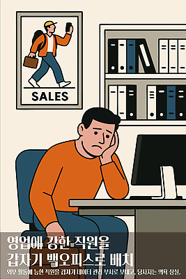 남자 액자 의자 서류가방 일러스트 책장 직장 한명 앉기 성인 판매 모니터 턱괴기 비즈니스맨 책상 영업사원 불만족 상실 서류파일 우울감 의욕 인재 혼란 성인남자한명만 국내일러스트 AI파일 1 감정 가구 컨셉 가방 회사 비즈니스 모션 사람 컴퓨터 사무용품 직장인 남자한명만 성인남자만 파일형식 벡터