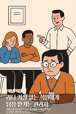 여자 남자 일러스트 협력 직장 앉기 여러명 성인 팔짱 가리킴 비즈니스맨 비즈니스우먼 리더 주머니손 평가 사원증 리더쉽 불만족 울상 인재 혼란 성인만 안경낌 불편함 국내일러스트 AI파일 안경 다수 컨셉 회사 비즈니스 모션 사람 손짓 직장인 감각 파일형식 벡터