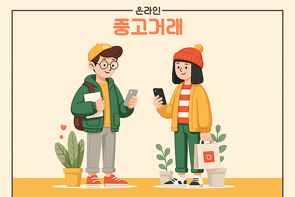 전신 식물 여자 남자 화분 일러스트 청소년 커뮤니케이션 미소 들기 두명 일상 경제 스마트폰 쇼핑 쇼핑백 노란색 세일 소비 서비스 친환경 백팩 비니 온라인 소통 캡모자 안경낌 중고거래 국내일러스트 AI파일 모자_잡화 안경 컬러 컨셉 가방 모션 표정 사람 라이프 핸드폰 스마트기기 환경 거래 파일형식 벡터