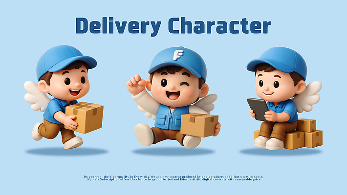전신 PSD 편집이미지 디자인 남자 하늘색 유니폼 날개 안내 3D캐릭터 웃음 들기 앉기 세명 태블릿 3D 걷기 귀여움 디지털 만세 업무 택배기사 알림 배송 즐거움 활기 택배상자 캡모자 편집3D 캐릭터 모자_잡화 옷 감정 컨셉 모션 표정 사람 파란색 전자제품 스마트기기 상자 작업 배달원 디지털합성 택배 파일형식