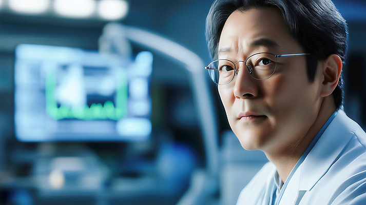 JPG 편집이미지 남자 얼굴 중년 의학 병원 한명 상반신 치료 파란색 의사 집중 심전도모니터 의료성형뷰티 중년남자한명만 안경낌 이미지편집 편집실사 AI인물포토 AI콘텐츠 1 안경 컬러 컨셉 사람 성인 신체부위 의료진 CG 남자한명만 중년남자만 파일형식 AI포토