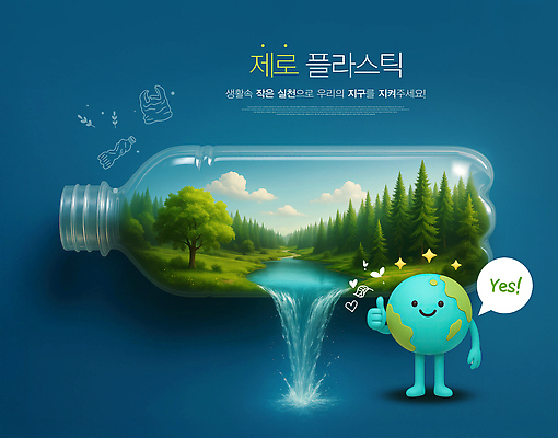 PSD 나무 편집이미지 캠페인 말풍선 3D캐릭터 미소 사람없음 물 반짝임 3D 자연보호 깨끗함 재활용 폭포 메시지 남색 생태계 쏟아짐 따봉 예스 플라스틱병 스플래쉬 제로웨이스트 이미지편집 편집3D 지구캐릭터 자연요소 식물 캐릭터 지구 컬러 컨셉 모션 자연 표정 그린캠페인 최고 보호 플라스틱 사회이슈 디지털합성 친환경 병_담는 파일형식