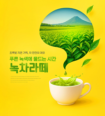 PSD 편집이미지 여유 휴식 산 사람없음 일상 초록색 노란색 평화 물방울 신선 차 찻잔 향기 녹차밭 녹차라떼 녹차잎 차밭 스플래쉬 이미지편집 감정 음료 컬러 컨셉 밭 잔 라이프 녹차 냄새 찻잎 라떼 파일형식