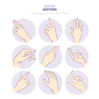 손 상징 포즈 일러스트 손가락 모션 커뮤니케이션 신체부위 다양 가리킴 표현 살구색 국내일러스트 AI파일 컬러 다수 사람 손짓 파일형식 벡터